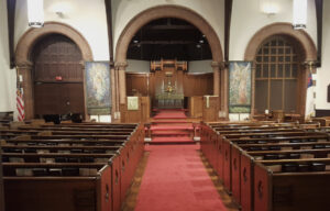 Interior of the Trinity United Methodist Church